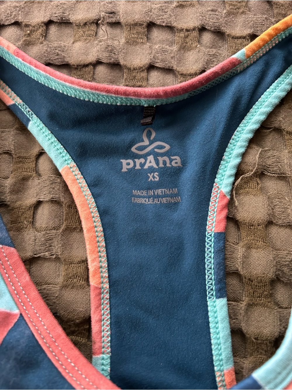 prana Geometric Racerback Long Bra - Picture 4 of 4